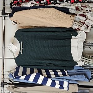 Green Knit Calvin Klein Top